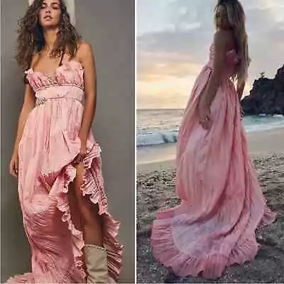 LoveShackFancy Katrina Dress In Sunrise Sorbet Size US 4 NWT $895 Resort Prom • $595