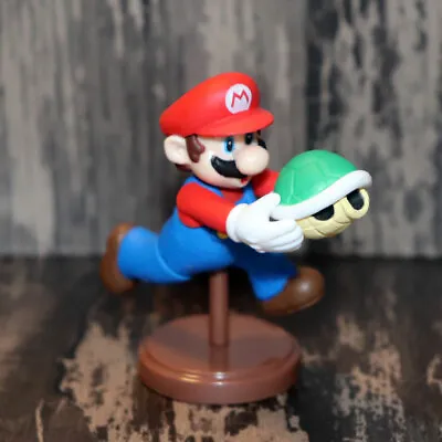 CHOCO EGG NEW SUPER MARIO Bro Wii Mini Figure Holding The Shell Nintendo Furuta • $5.98