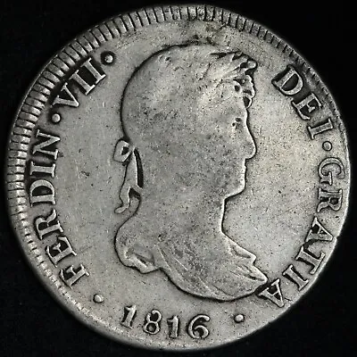 1816 Mexico 4 Reales Lima JP Peru CHOICE E124 WLM • $196.22