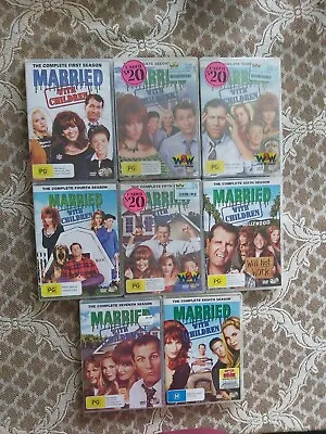 Married With Children - DVD - Seasons 1-8 - Region 4 - VGC (Some Are New/sealed) • £39.35