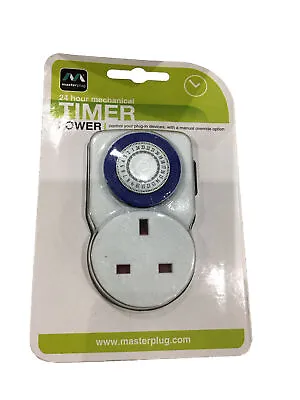 Masterplug 24 Hour Mechanical Timer Switch • £9.99