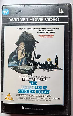 The Private Life Of Sherlock Holmes VHS Warner Big Box Ex Rental Video Pre Cert • £19.99