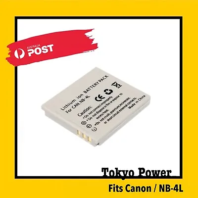 NB-4L Battery For Canon Digital IXUS 30 40 50 70 110 115 220 230 510 600F IS HS • $15.80