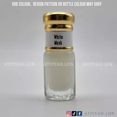 White Musk Tahara Premium Arabian Attar Oud - Perfume Oil/Musk/Fragrance • £4.49