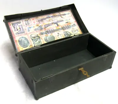 Vintage 1975 Hasbro Gi Joe Foot Locker Figure Accessories Case Collector Toy • $10