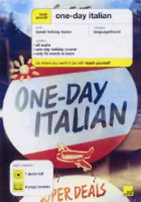 Various Artists : Teach Yourself One-day Italian (TY One D CD Quality Guaranteed • £3.10