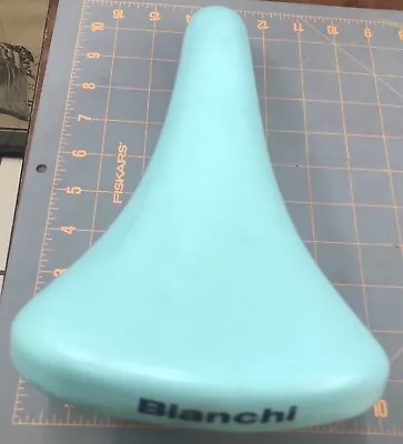 Vintage Turquoise Bianchi Selle Italia Bike Saddle • $69.99