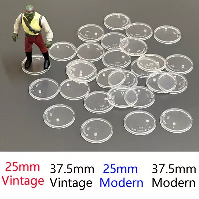 Lot Clear Stand Base For 3.75'' Star Wars Acton Figures Vintage Or Modern Toys • $6.63