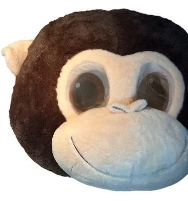 Dan Dee Big Greeter Plush Monkey Head Mascot Cosplay Halloween Mask Costume • $27