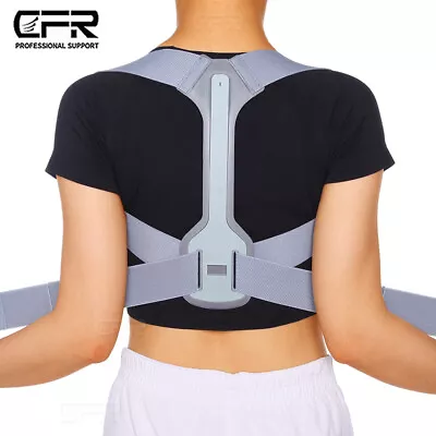 Adjustable Posture Corrector Clavicle Back Support Shoulder Brace Belt Men Women • $8.99