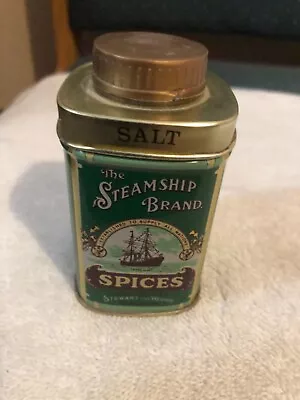 Vintage   Steward & YoungThe Steamship Brand Spices  Tin • $6