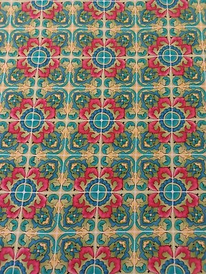 1 Yard Green Isle De Paradiso Moroccan Tile By Legacy Studios CP35775 Quilting • $6