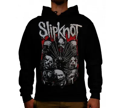 SLIPKNOT FACES BAND HOODIES BLACK MEN's SIZES • $27.99