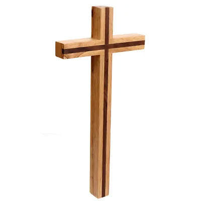 1PC Wooden Crosses Craft Church Carnival Cross Wood Cross Handicraft Cross Decor • $14.37
