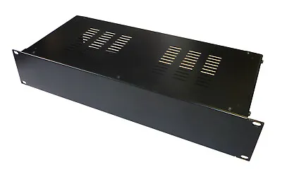 2U Rack Vented Enclosure Chassis 200mm Deep For 19 Inch Network Rack • £69.50