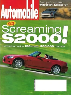 Automobile 1999 Aug - S2000 Skid-control Miata Ford Ka* • $8.99