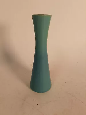 Mid Century Van Briggle 8  Bud Vase Turquoise Matte Glaze Perfect Cond. • $39