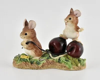 £10 • Buy Border Fine Arts Merrie Mice Fruit Fun A0440 Hitchin A Ride, 2001