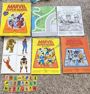Marvel Super Heroes Basic Box Set - The Heroic Role Playing Game Jeff Grubb TSR • $99
