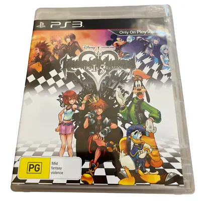 Kingdom Hearts HD 1.5 Remix Collection - Playstation 3 (PS3) THREE GAMES IN ONE • $15.99