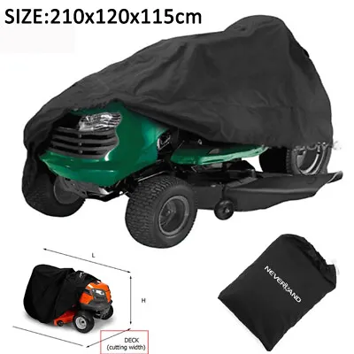 48  Riding Lawn Mower Cover Lawnmower Tractor Garden Yard Outdoor UV  Waterproof • £16.99