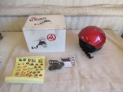 K2 Minimatic Ski And Snowboard Helmet Youth One Size 51cm Red W/Box • $24.99