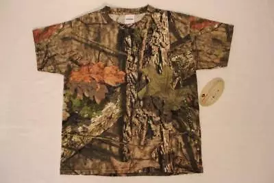 Mossy Oak Break Up Country Boys T Shirt Youth Size Large Top Camouflage Hunting • $5.18