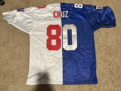 NFL Football New York Giants Victor Cruz #80 Sewn Jersey Sz 56 Vtg • $50