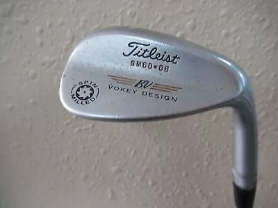 Titleist Vokey Design Spin Milled 60*08 60* Lob Wedge Factory Wedge Flex Shaft • $25.49