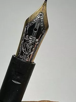 New Montblanc Meisterstuck 147 Fountain Pen 14k ( F ) Nib # 27648 • $225