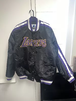 Vintage 90’s Los Angeles Lakers Starter NBA Jacket XL • $90