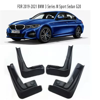 $49.99 • Buy NEW Splash Guards Mud Flaps Kit FOR 2019-2021 BMW 3 Series M Sport Sedan G20