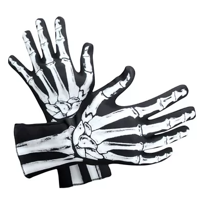 Boys' Costume Accessories Skull Bone Gloves Skeleton Gloves Adult • $11.58