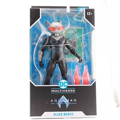 DC Multiverse Aquaman The Lost Kingdom - Black Manta  7  Figure McFarlane Toys • $24.99