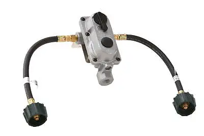 Double Stage Auto Changeover Propane Gas RV Regulator Kit With 2 12  Pigtails Ne • $31.81