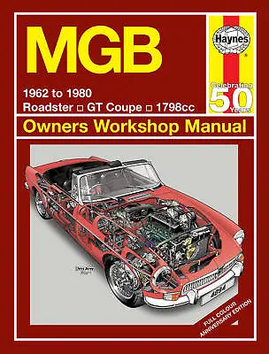 MG B + MGB GT Repair Manual Workshop Repair Manual COLOR Manual Color • $53.17