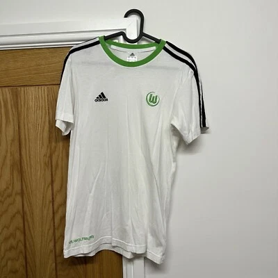 £9.99 • Buy Adidas VFL WOLFSBURG Training Top Football T-Shirt Size XS Germany White Green