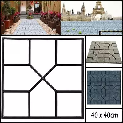 Garden Path Maker Mold DIY Paving Cement Brick Stone Road Concrete Mould • $22.64