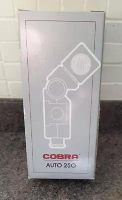 Cobra Auto 250 Flash With Colour Filters Adjustable Plus Box • £5