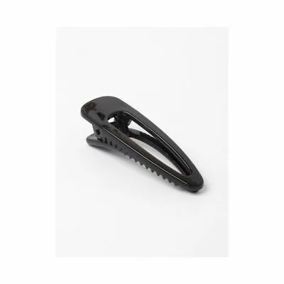 Plastic Alligator Hair Clip Black Crocodile Clip 8cm Large Snappie Beak Clip UK • £3.34