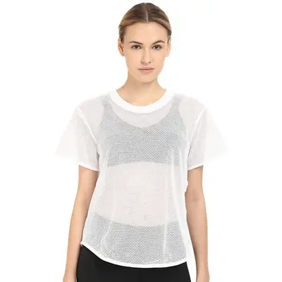 Adidas By Stella McCartney Swim Mesh Tee White Size XS • $29.25