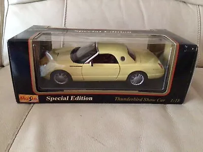 Maisto 1:18 Special Edition THUNDERBIRD SHOW CAR Model Car FREE POSTAGE 1/18 • £24.99