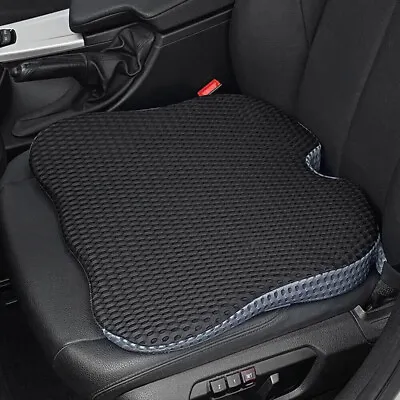 Universal Memory Foam Car Seat Cushion Driver Breathable Wedge Thicken Pad Mat • £17.99