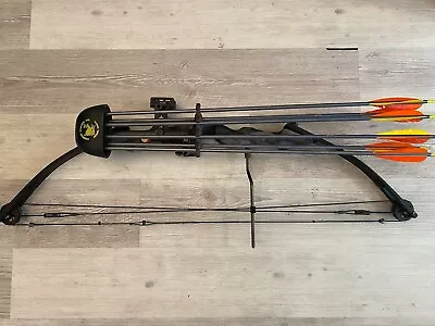 Martin Black Panther Left Handed Compound Bow Archery Bow Truglo Sight 6 Arrows • $100