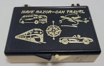 Vintage Gillette 3-piece Travel Razor  Have Razor-can Travel   W/case • $20