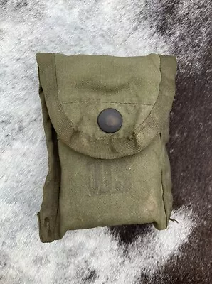 WW2 US Military Army Field Gear First Aid Pouch And Unopened Dressing Kit • $29.95