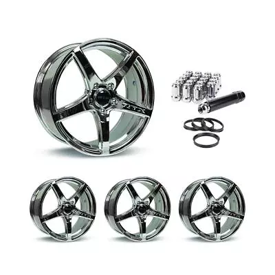 Wheel Rims Set With Chrome Lug Nuts Kit For 14-16 Acura MDX P905210 17 Inch • $1033.44