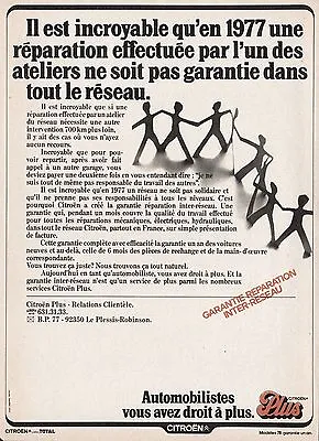 £6.71 • Buy Citroen Customer Relations Vintage Photo Ad 1977 - 8h