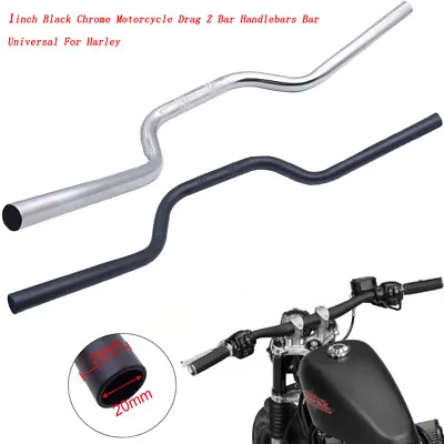 1  Motorcycle Drag Bar Handlebars Bars For Bobber Harley Sportster 883 1200 XL • $32.90