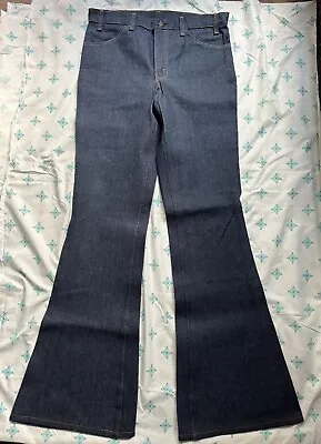 Vintage Levi’s Big Bell Bottoms Jeans 684 0217 Deadstock Indigo Denim USA Pick • $150